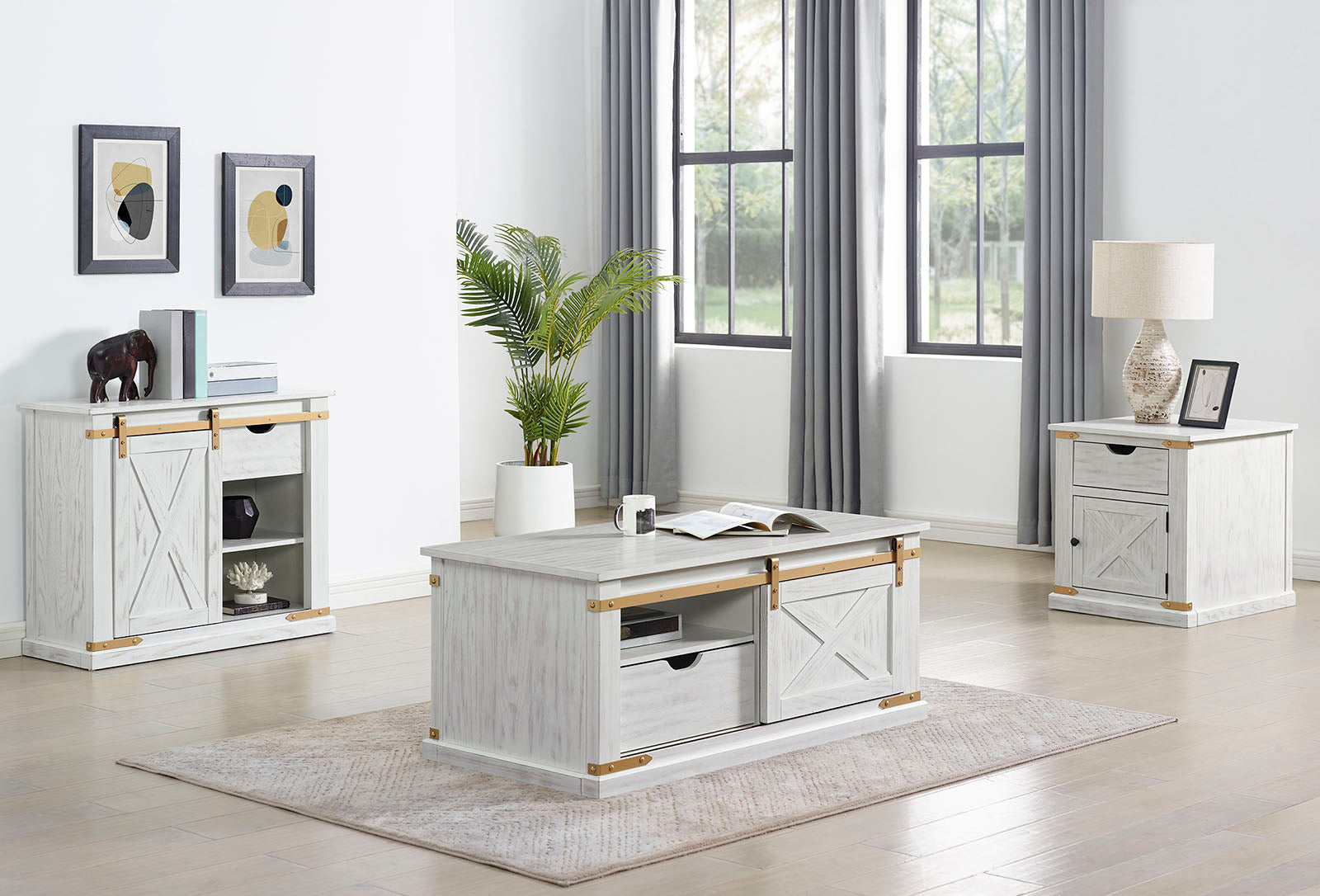 BACERRA - Coffee Table - CM4018WH-C