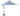 GLAM - Cantilever Umbrella, Blue/White - GM-3003BL