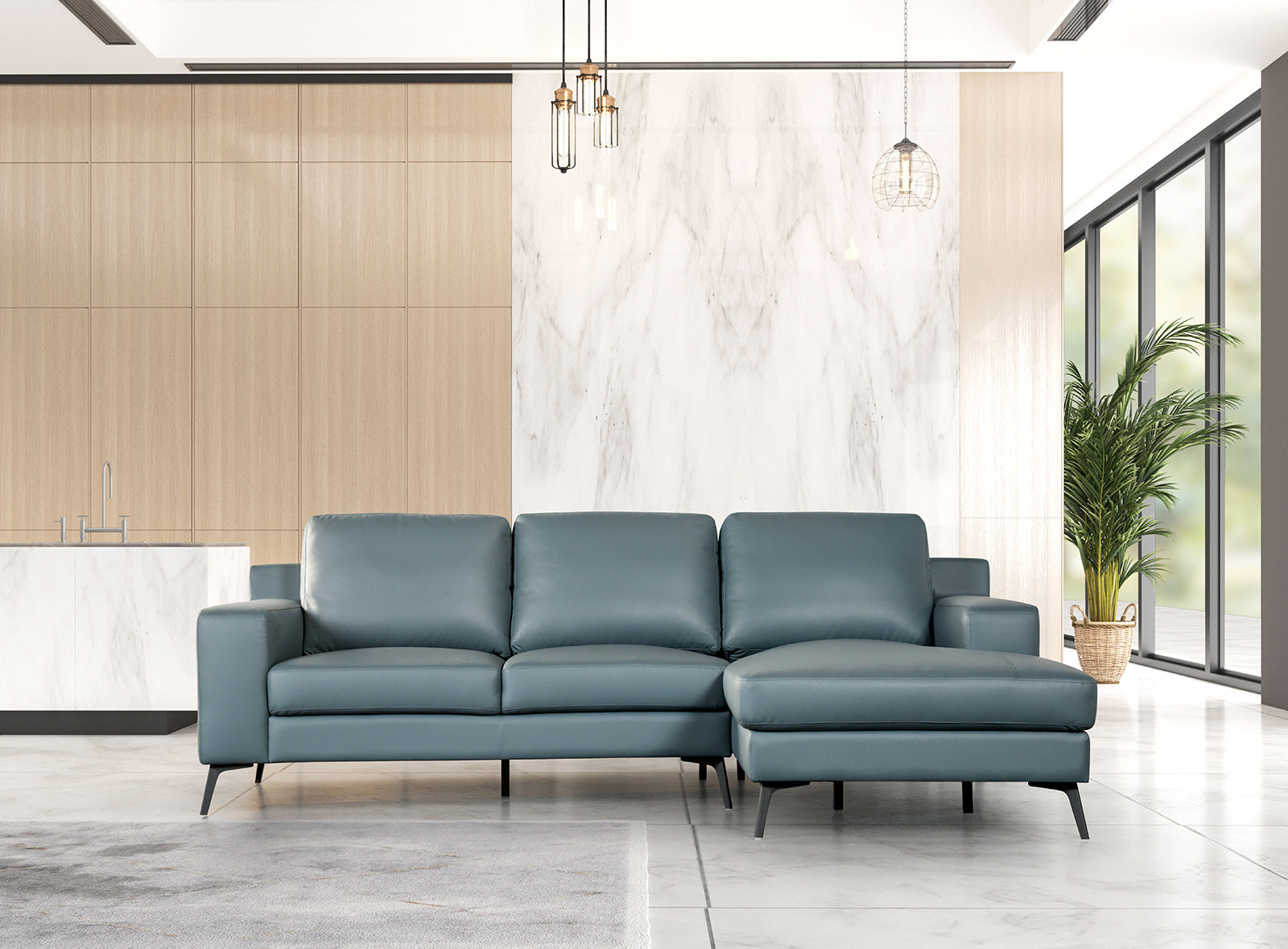 STORDAL - Sectional - FM69004BL-SECT-R