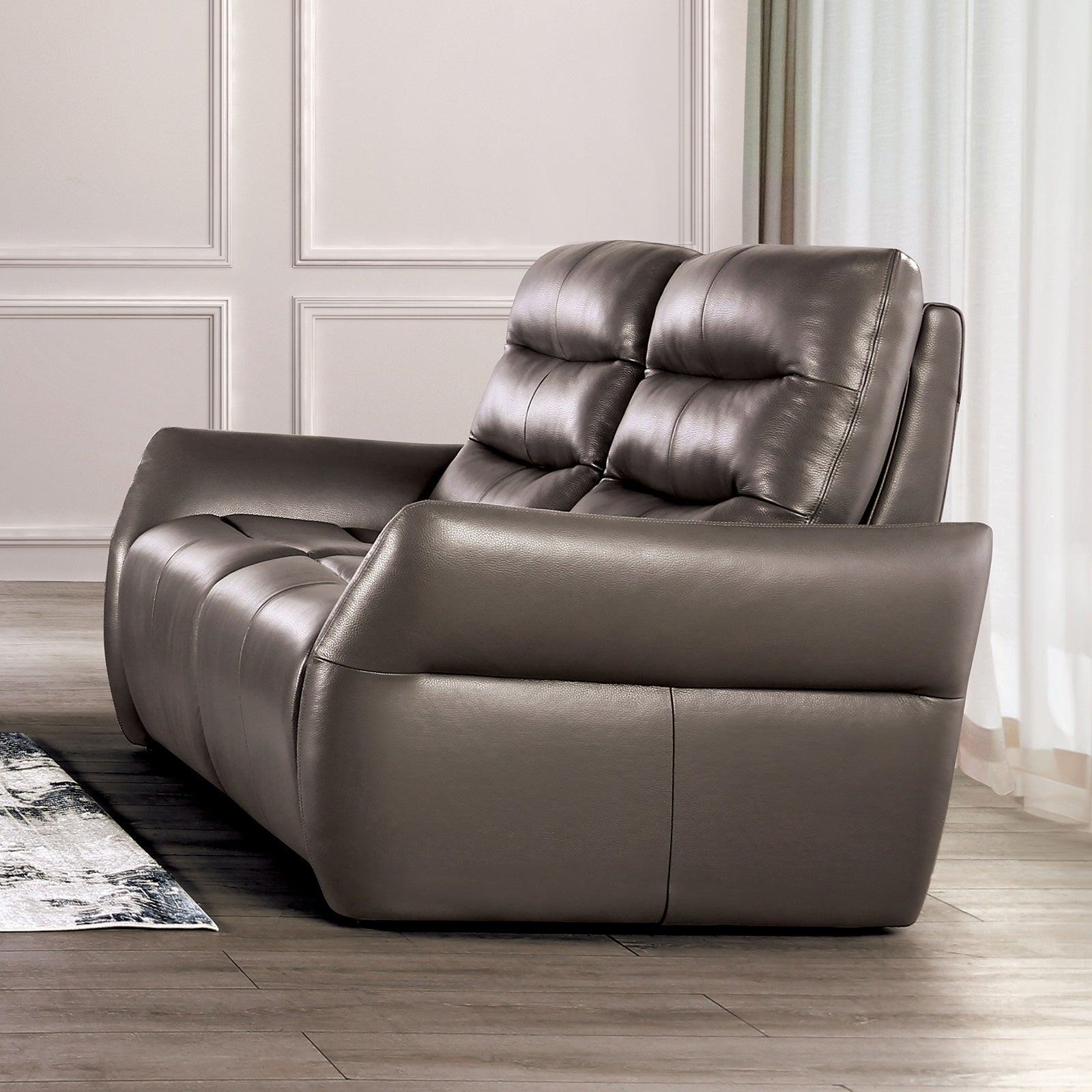 GRANUCCI - Power Loveseat, Gray - FM90007GY-LV-PM-PK