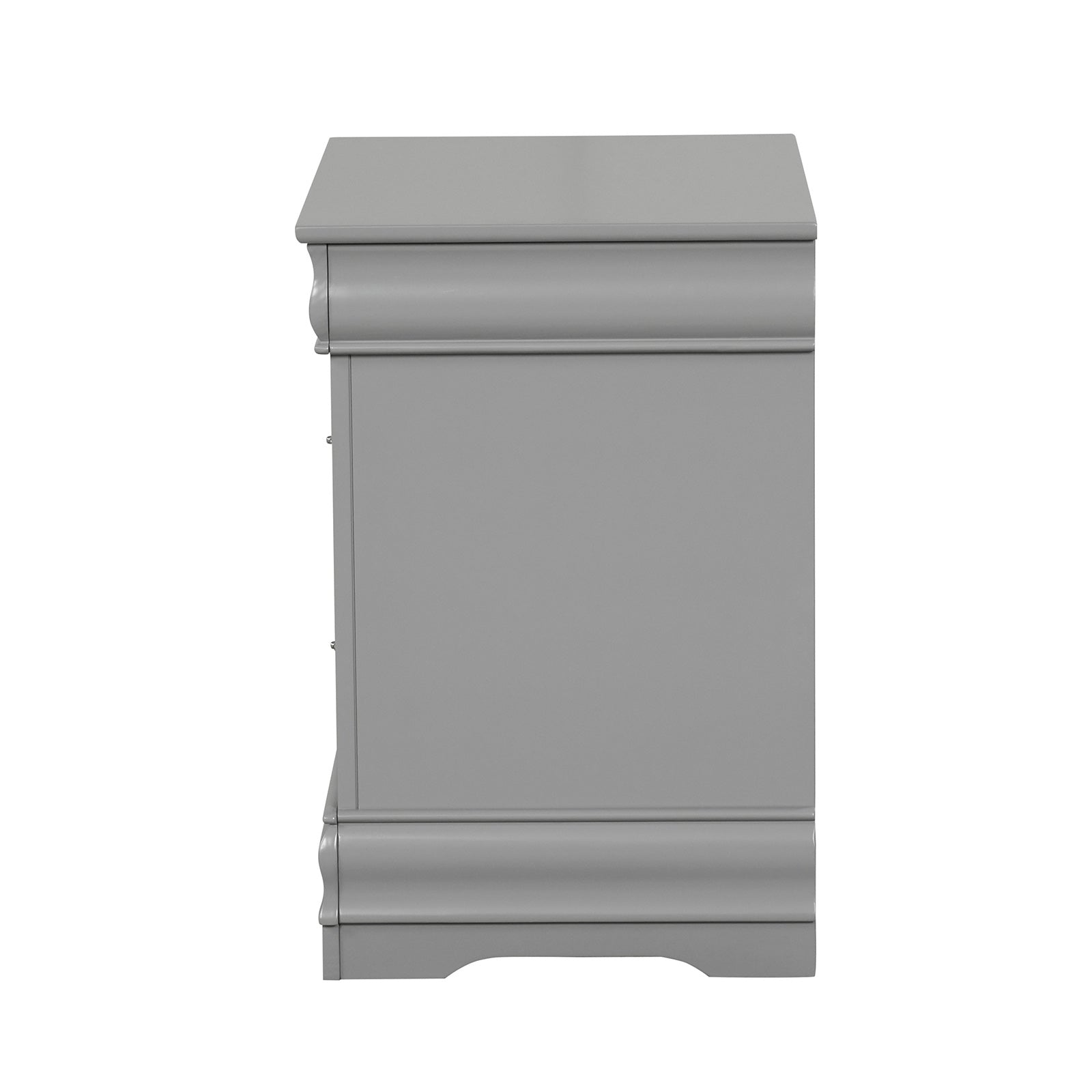 LOUIS PHILIPPE - Nightstand, Gray - FM7866GY-N