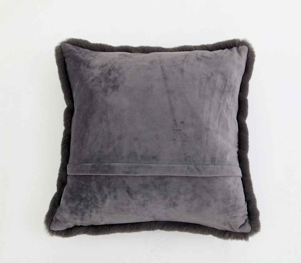 CAPARICA - 20" X 20" Pillow, Charcoal - PL4140