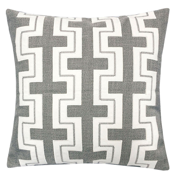 KARI - 20" X 20" Pillow, Silver (2/CTN) - PL8052-2PK