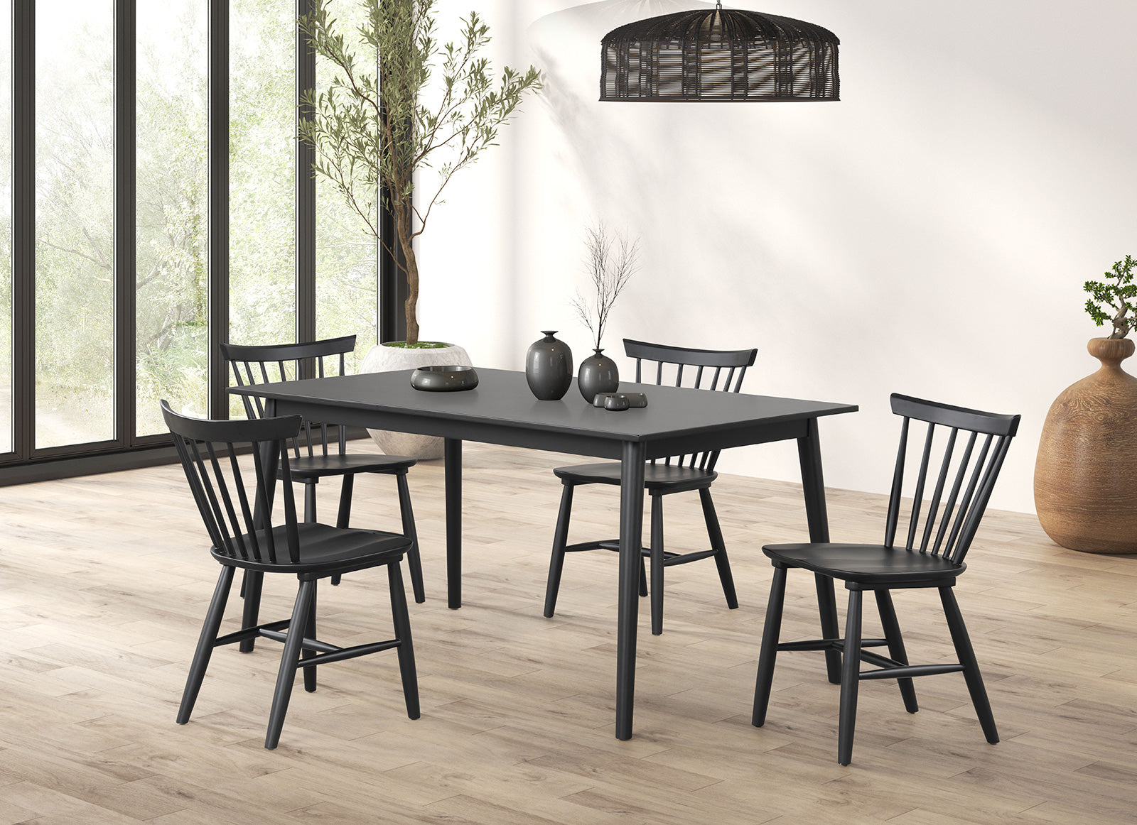BEALE - Dining Table - FM3100BK-T