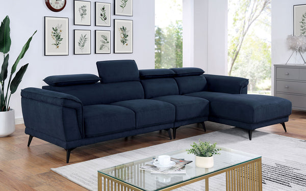 NAPANEE - Sectional w/ Armless Chair - CM6254BL-SECT+AC