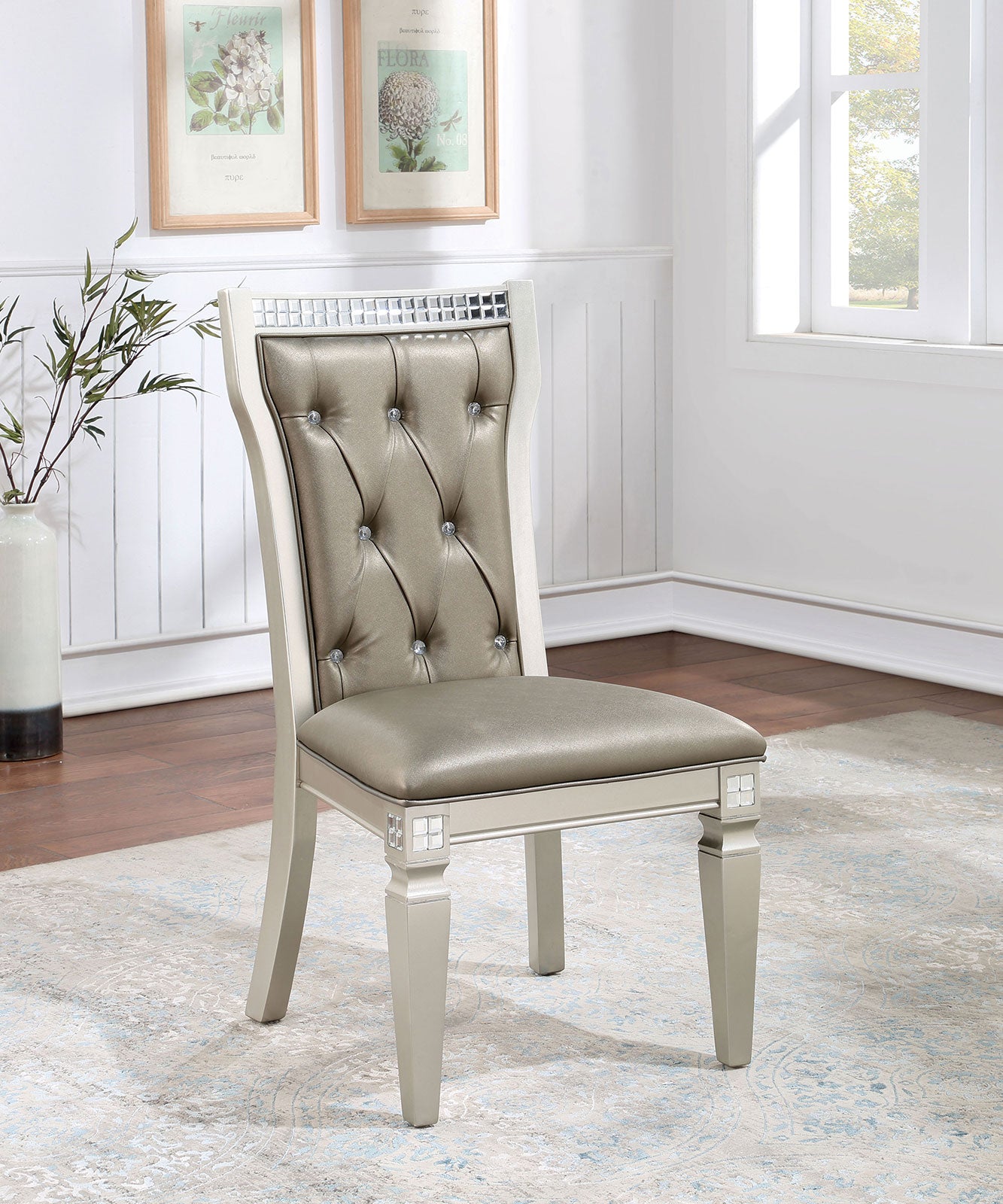 ADELINA - Side Chair (2/CTN) - CM3158SC-2PK