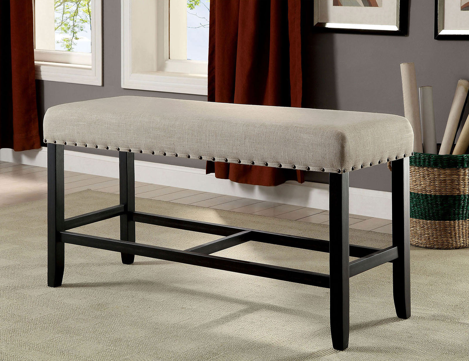 SANIA - 5 Pc. Bar Table Set - CM3324BK-BT-5PC