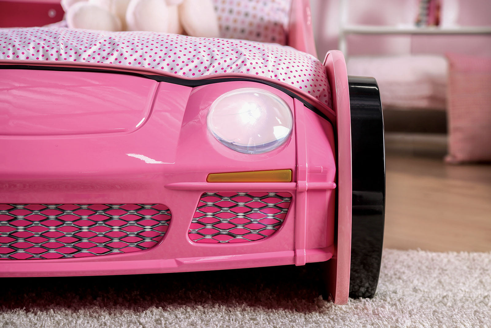 PRETTY GIRL CAR BED - Twin Bed - CM7642-BED