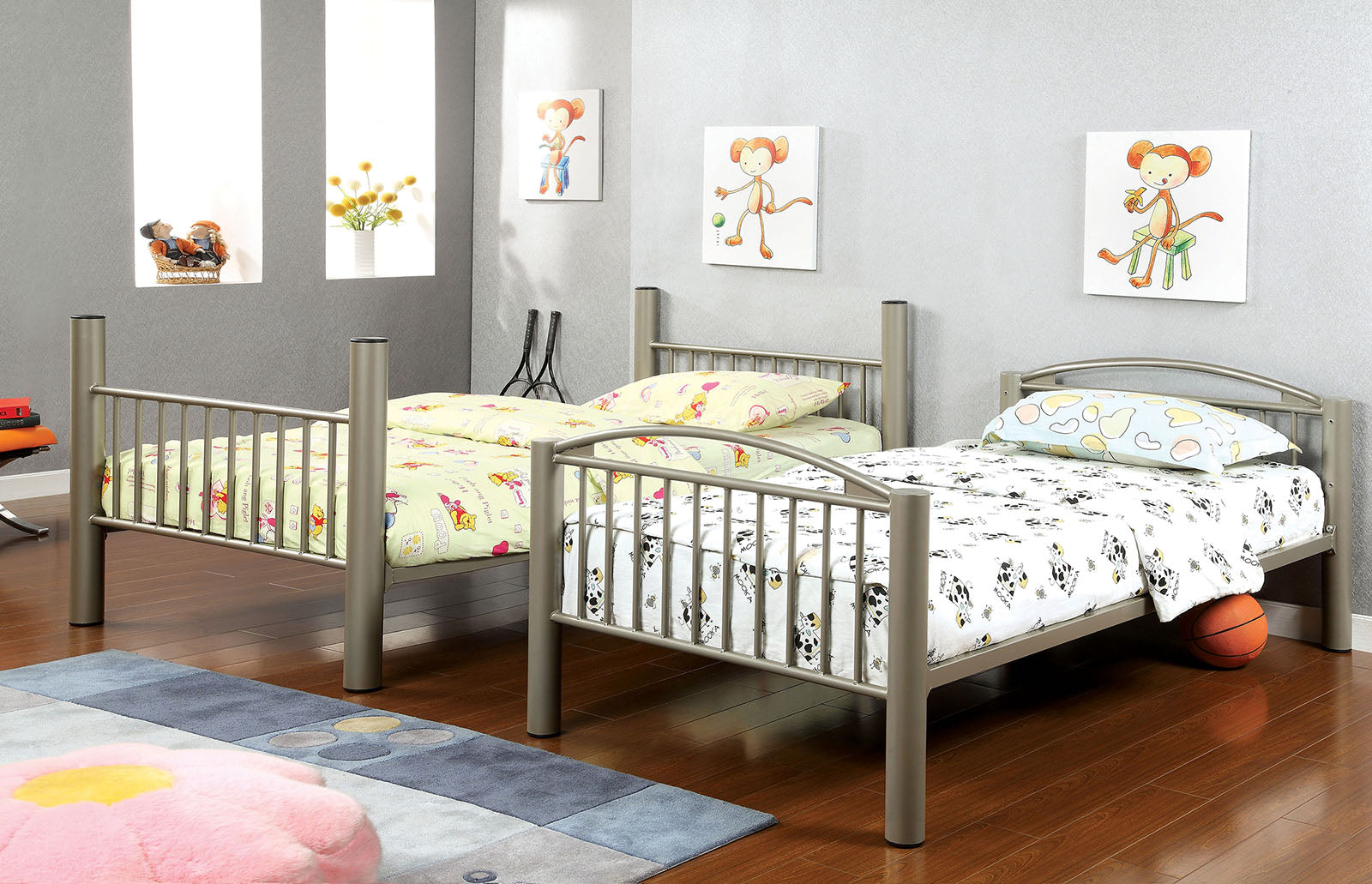 LOVIA - Twin/Twin Bunk Bed - CM-BK1037T