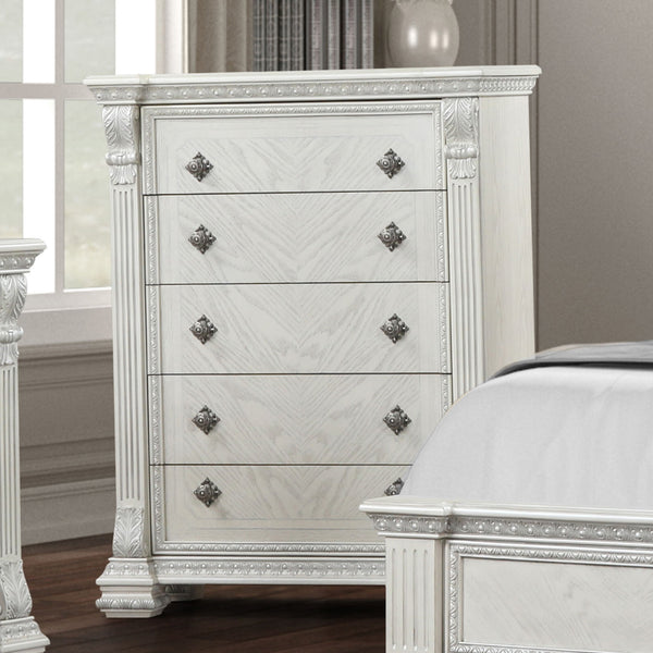 PROMENADE - Chest, Wire Brushed White - FM70001WH-C