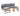 SAMARA - Modular Sectional, Gun Metal/Natural/Gray - GM-1008