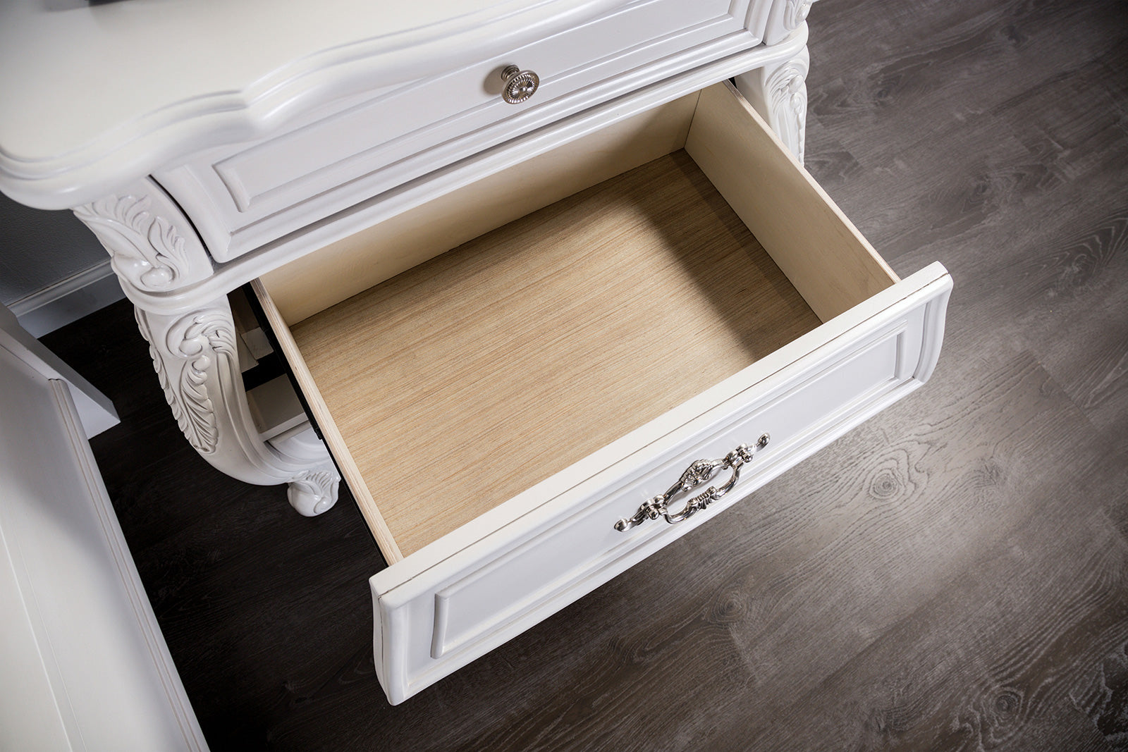 VALENTINI - Nightstand, White - FM7419WH-N