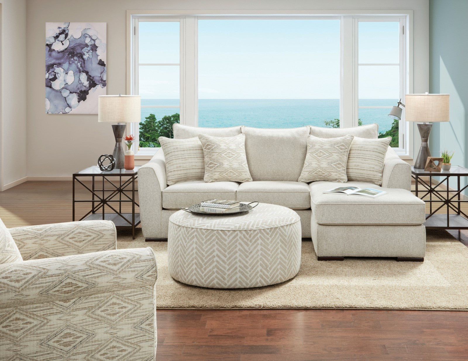 SALTNEY - Sectional - SM8192