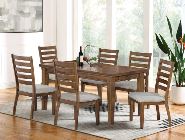 RAPIDVIEW - 7 Pc. Dining Table Set - CM3259WN-T-7PC