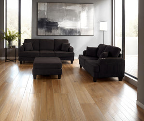 MORETAINE - Sofa + Loveseat - SL6932BK-2PC