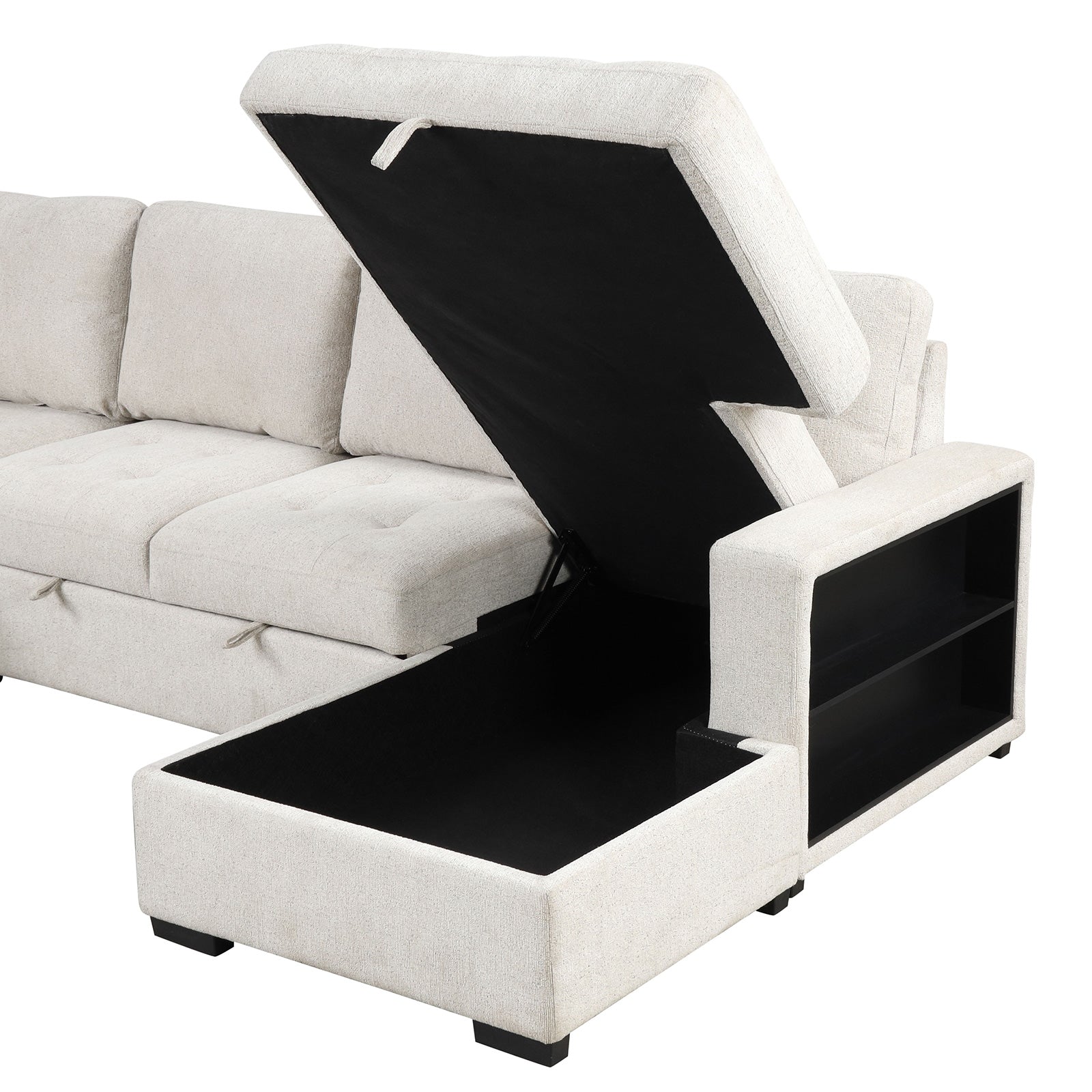 STOCKWELL - Sleeper Sofa Sectional - FM6966BG-SECT