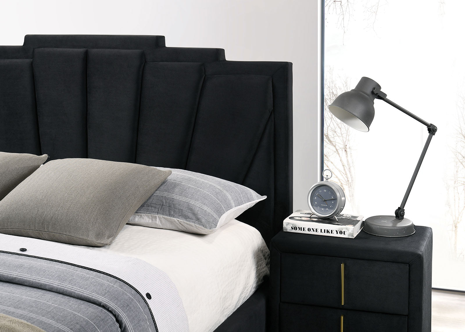 FLORIZEL - E.King Bed - CM7411BK-EK-BED