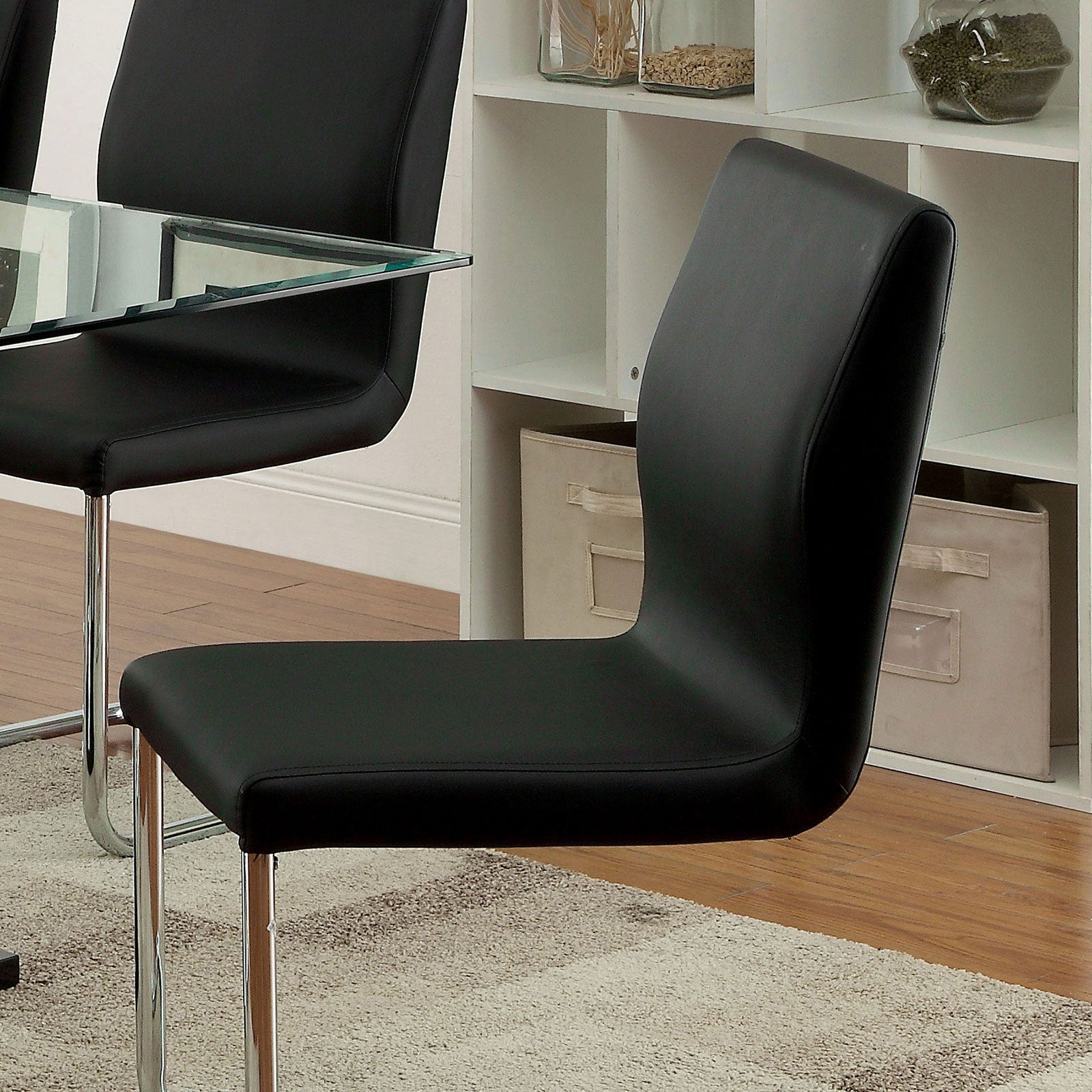 LODIA I - Side Chair - CM3825BK-SC-2PK
