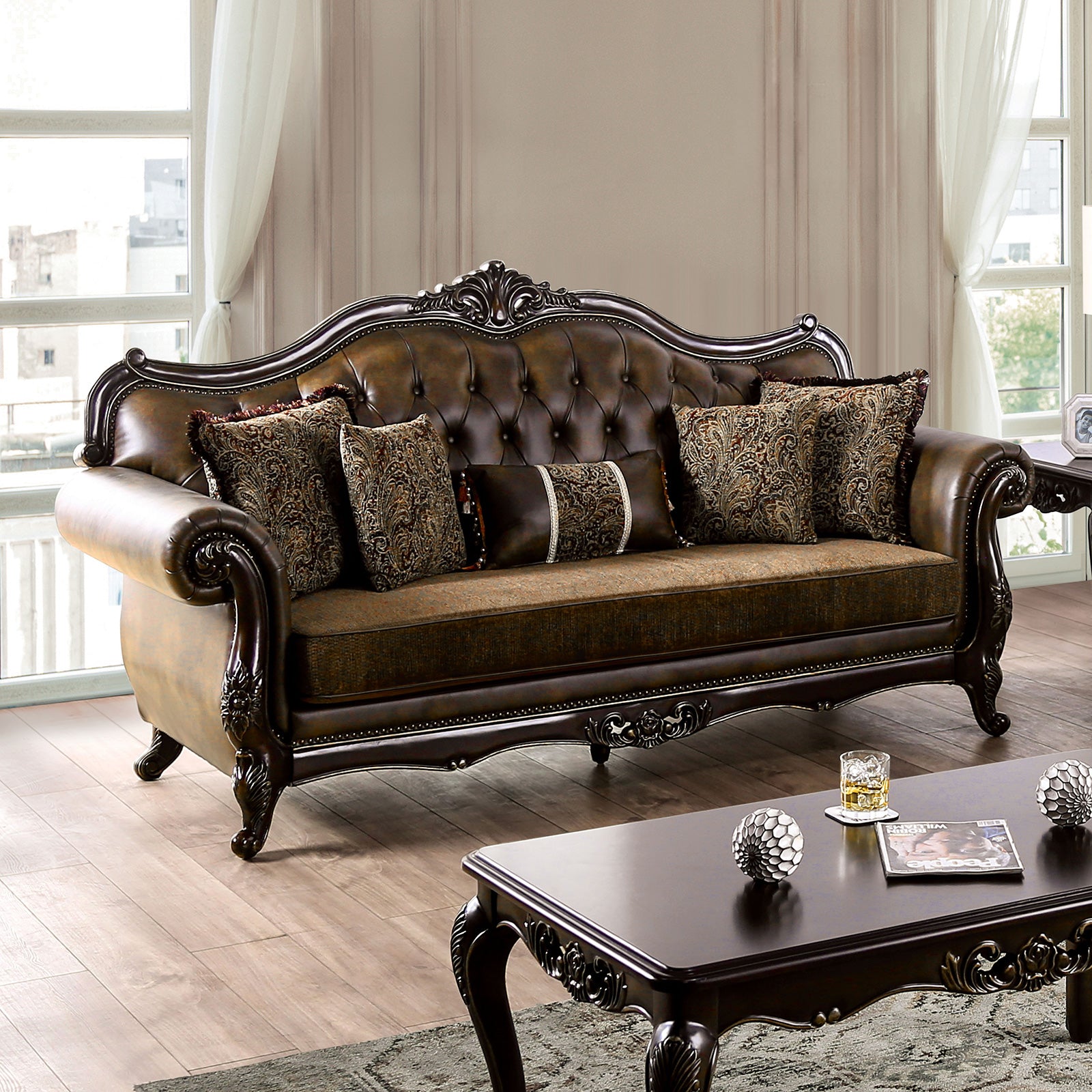 ENSENADA - Sofa + Loveseat - FM65003BR-2PC