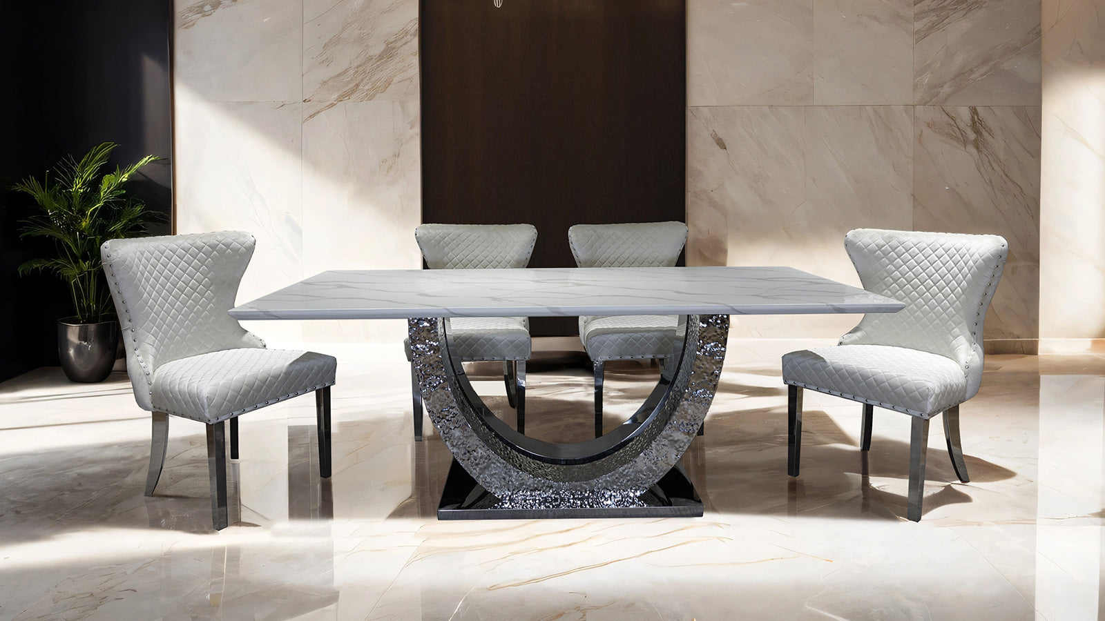 PORTANOVA - Dining Table - FM33003SV-T-TABLE