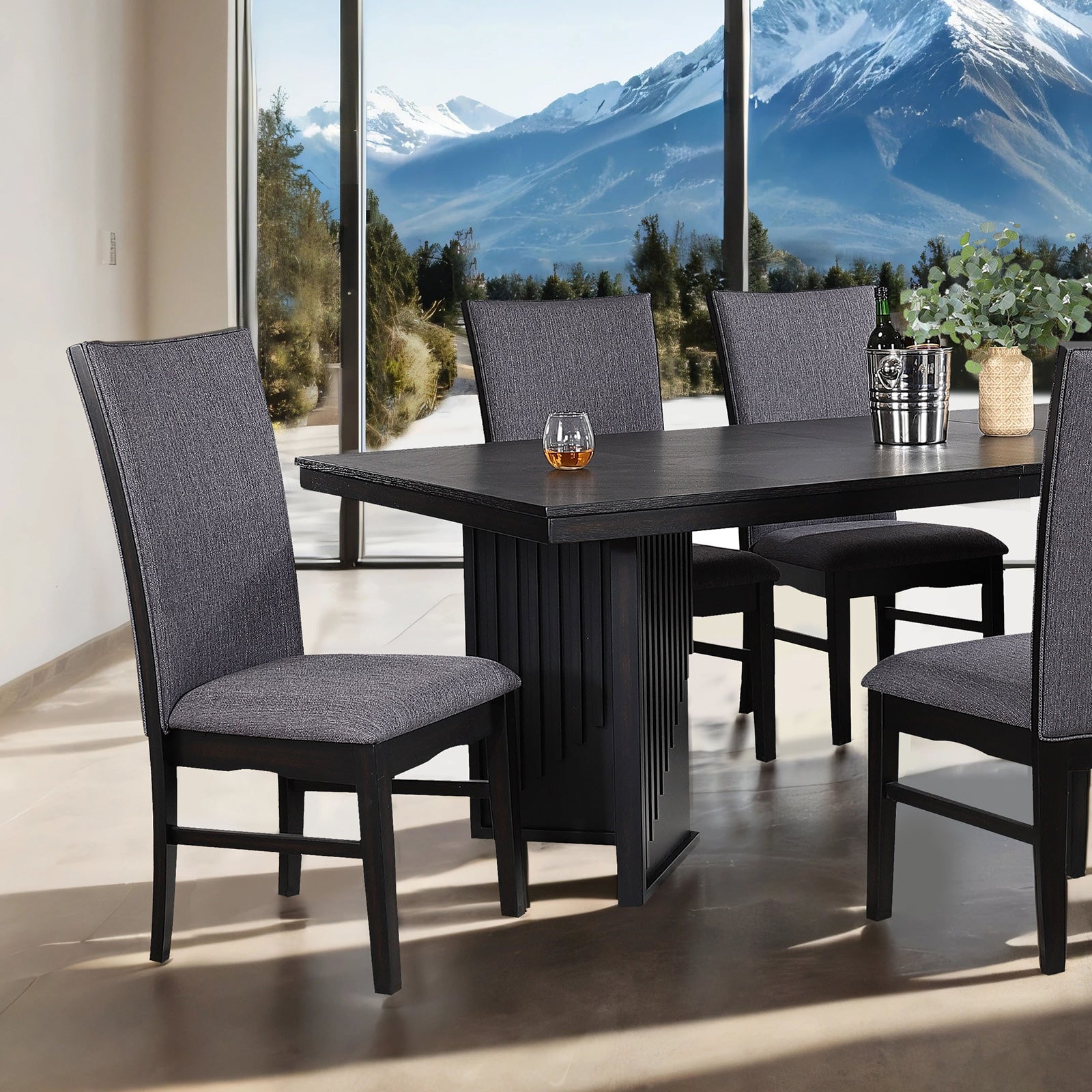 EASINGWOLD - Side Chair (2/CTN) - FM3231BK-SC-2PK