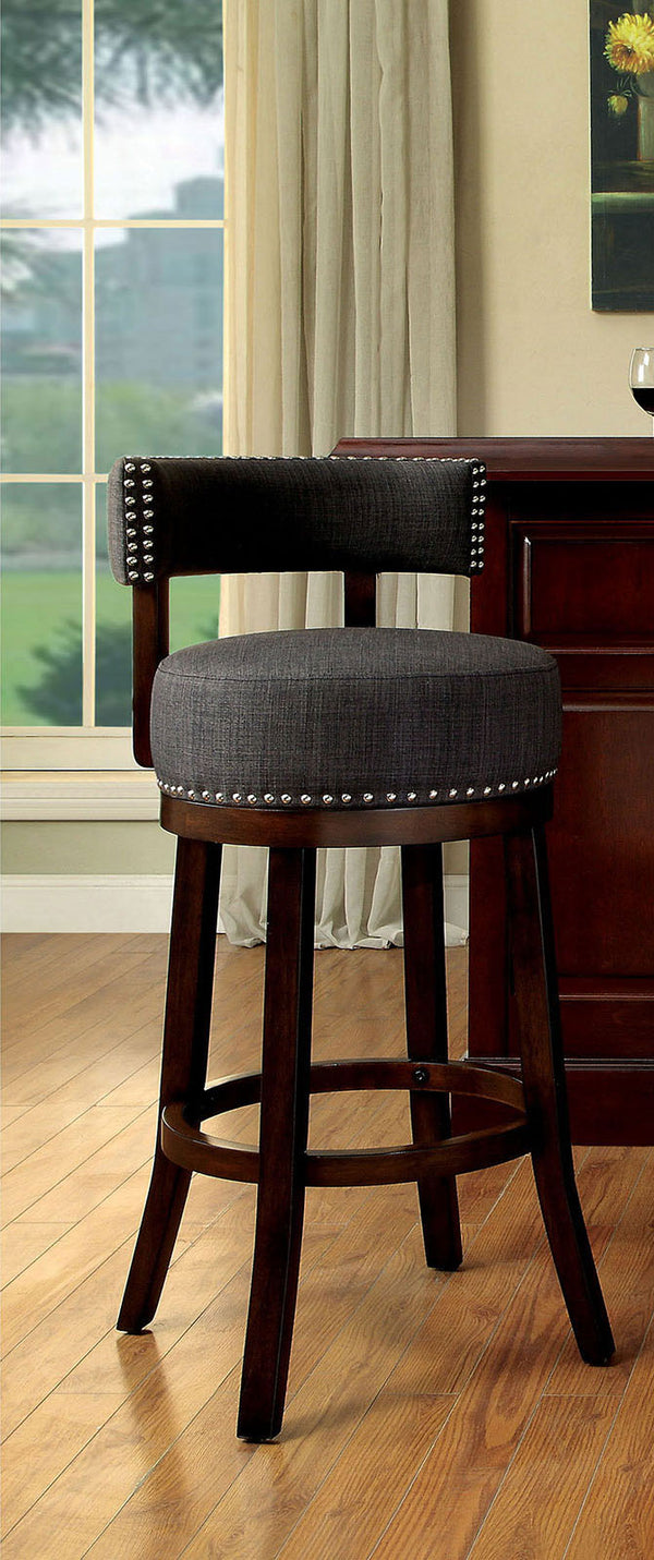 LYNSEY - 25" Bar Stool - CM-BR6252GY-24-2PK