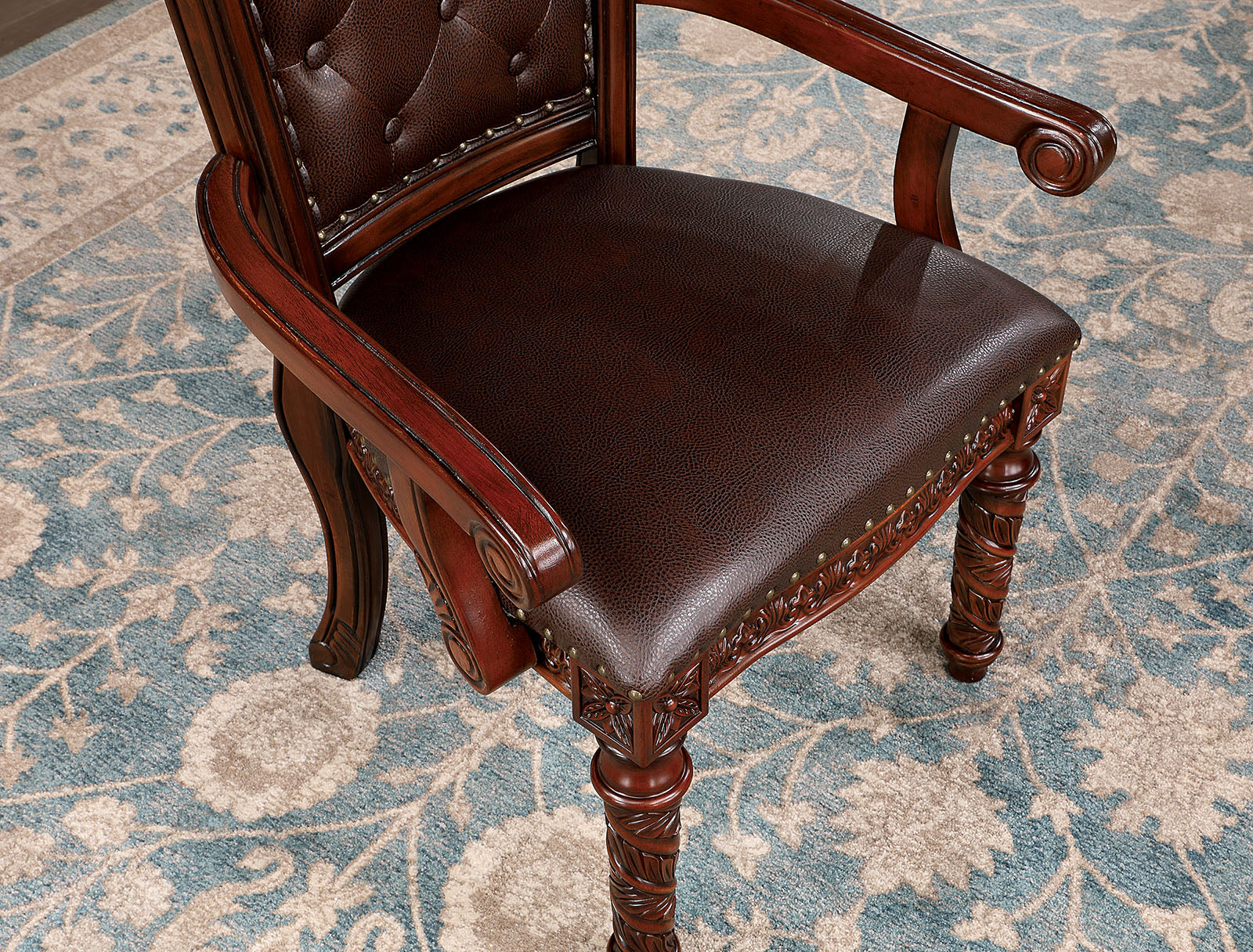 CANYONVILLE - 9 Pc. Dining Table Set (2AC+6SC) - CM3144T-9PC
