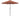 SOLI - 9' Outdoor Umbrella w/ Auto Tilt, Red - LA-A009RD