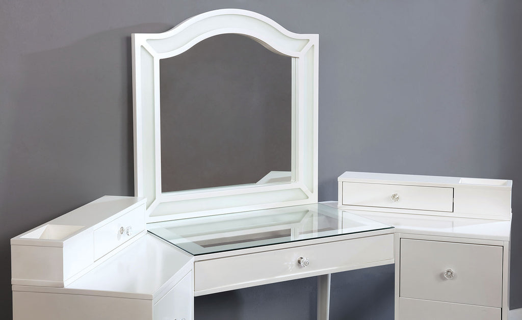 TRACIE - Vanity Set, Luminous White - FOA-DK5686WH-PK