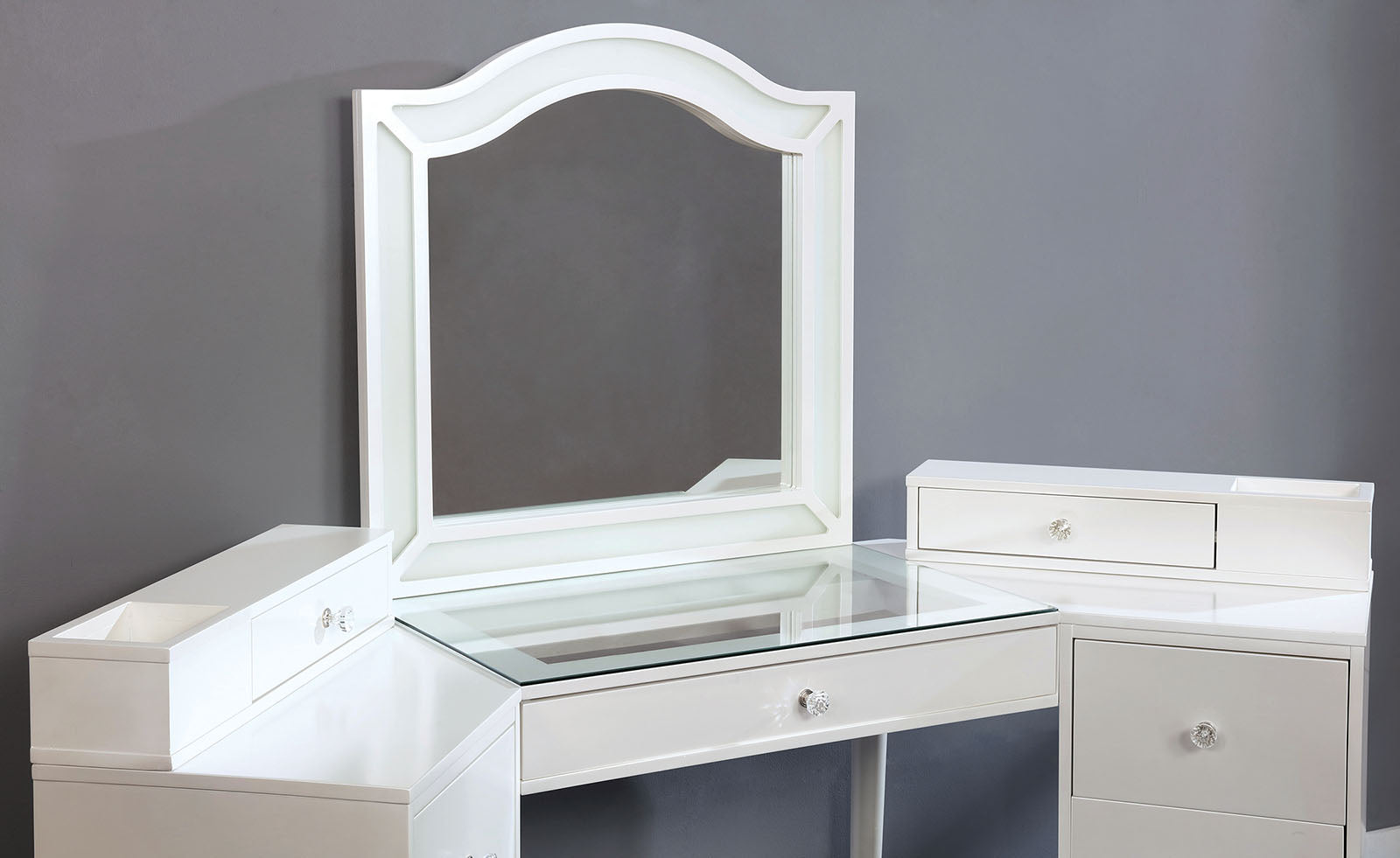 TRACIE - Vanity Set, Luminous White - FOA-DK5686WH-PK