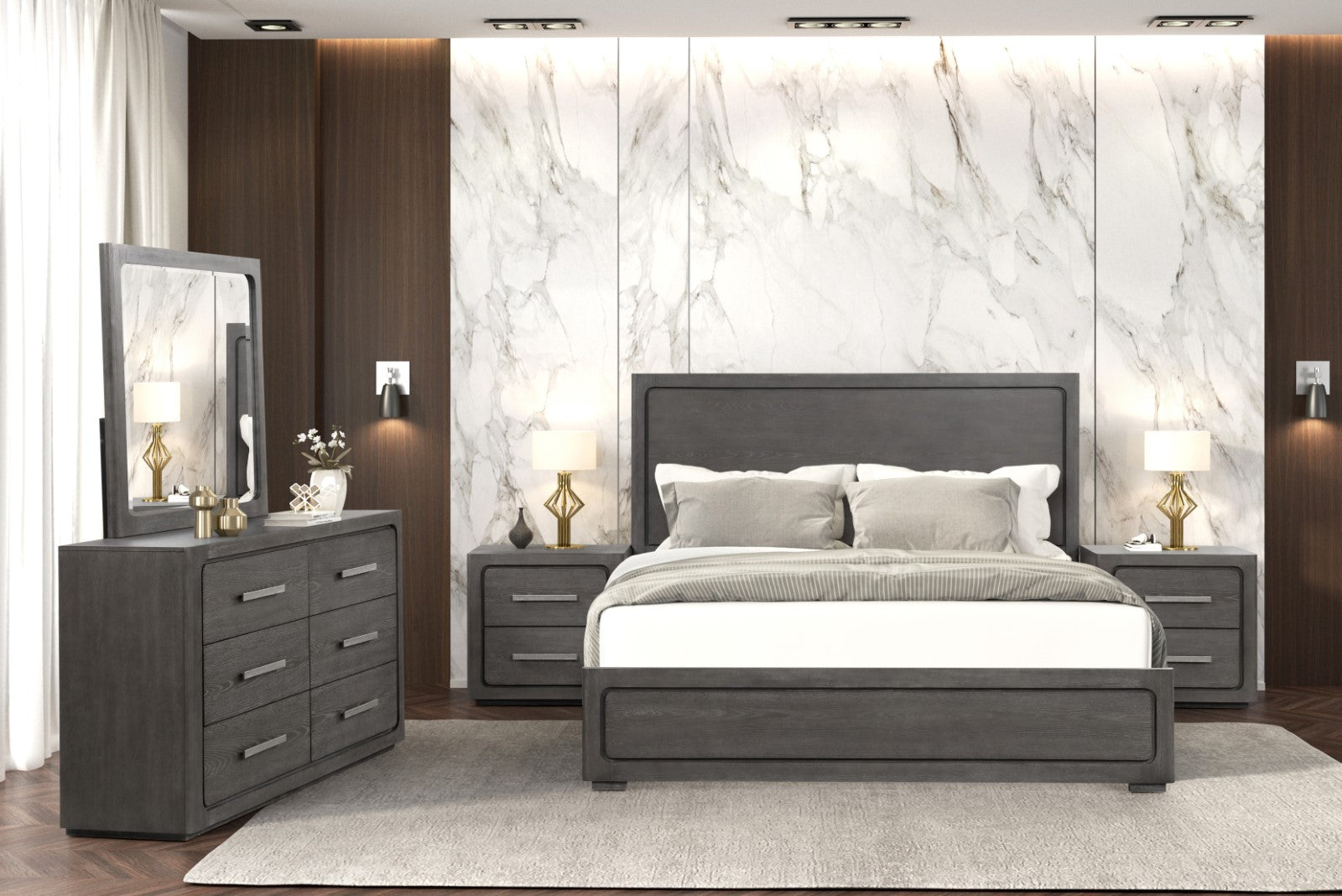 CROWTHORNE - Bed - FM70100