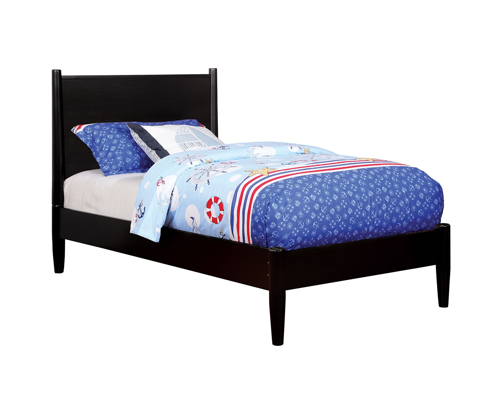 LENNART - 4 Pc. Full Bedroom Set - CM7386BK-F-4PC