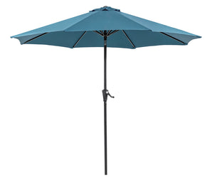 TANO - 9' Outdoor Umbrella, Blue + Base - LA-A010BL+BASE