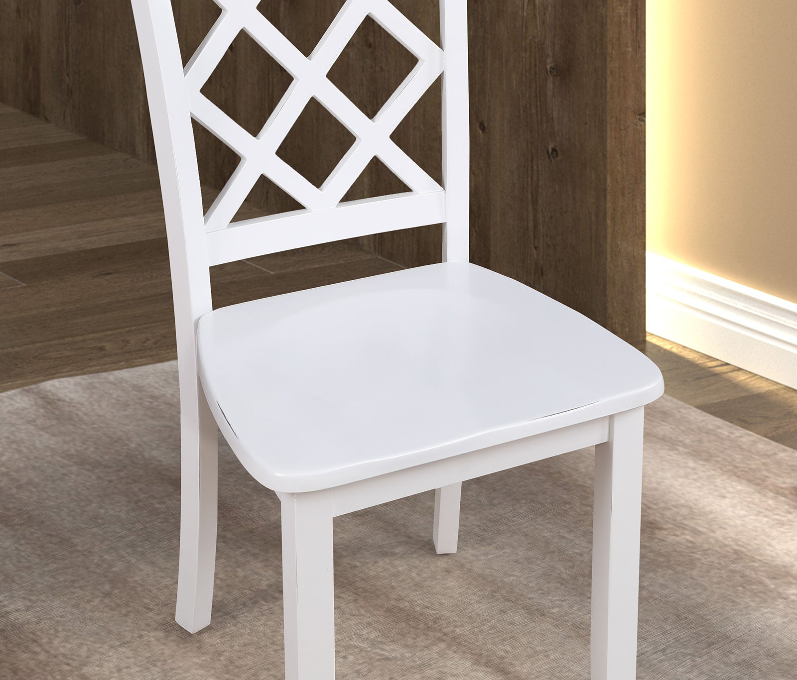 YAMHILL - 5 Pc. Dining Table Set - FM3424WH-T-5PK