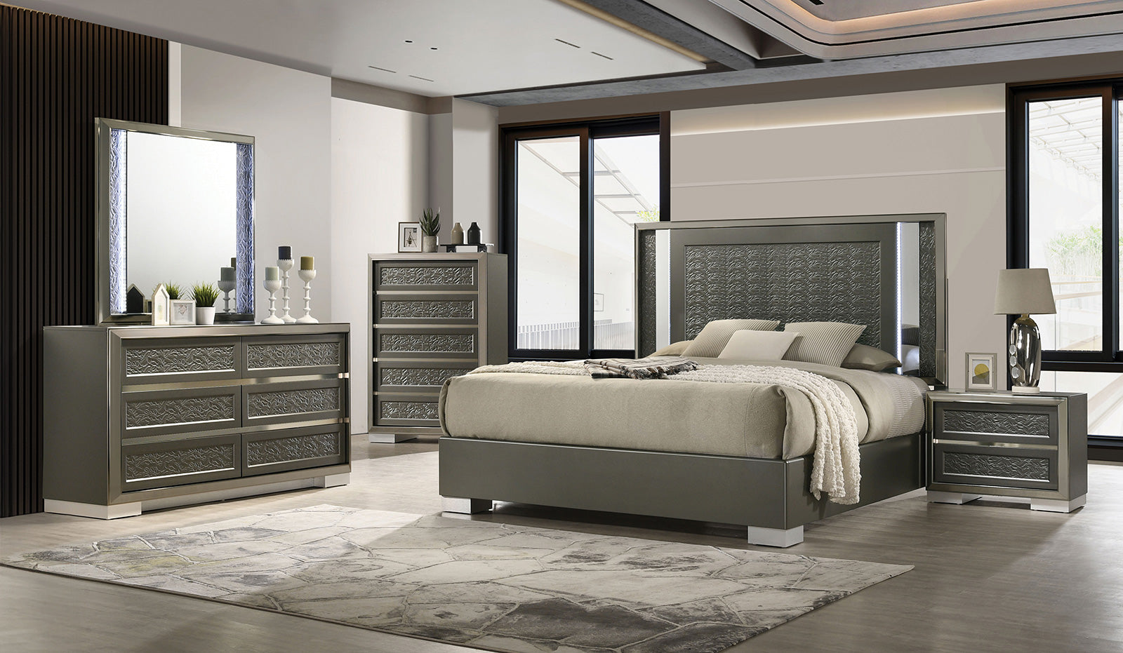 LEYLAND - Chest, Dark Gray - FM7252DG-C
