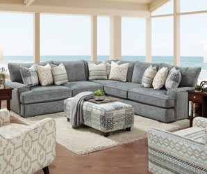EASTLEIGH - Sectional, Gray - SM8186-SECT