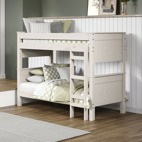 ALBANI - Twin/Twin Bunk Bed - AM-BK302WH-BED