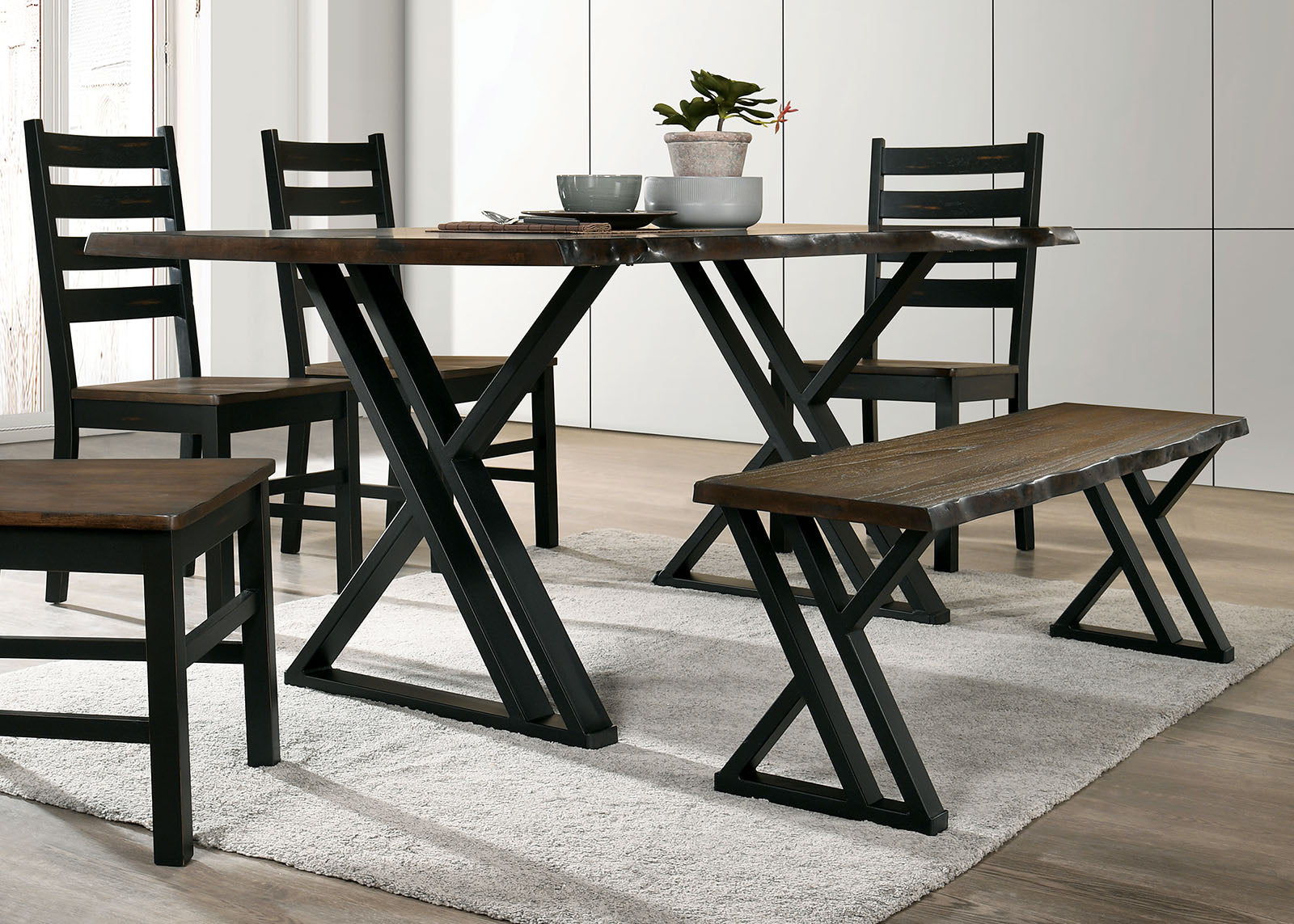 BARBARY - 7 Pc. Dining Table Set - CM3257A-T-7PC