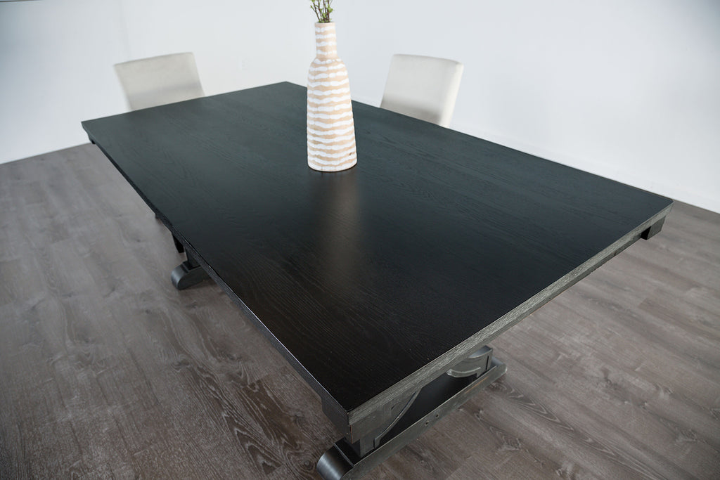 GOSPORT - 7 Pc. Dining Table Set - FM3200BK-T-7PC