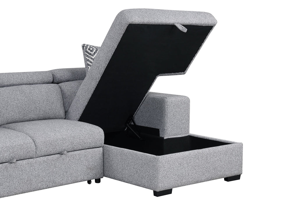 CHATTERIS - Right-Chaise Sectional - FM64000GY-SECT-R