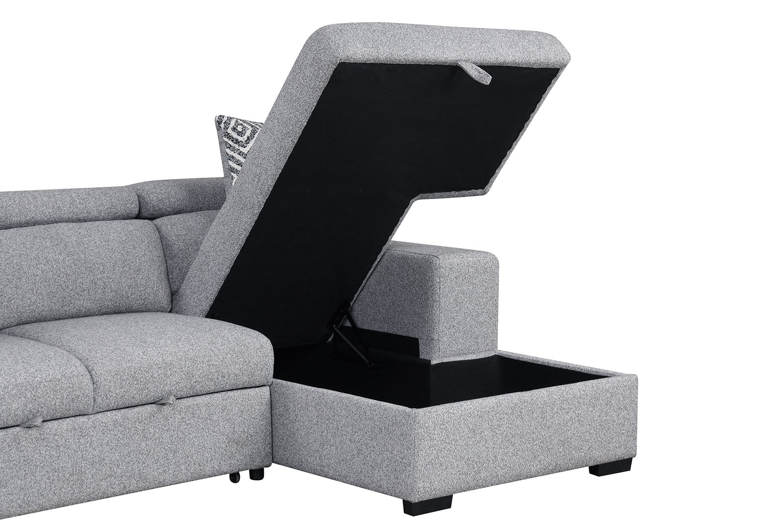 CHATTERIS - Right-Chaise Sectional - FM64000GY-SECT-R