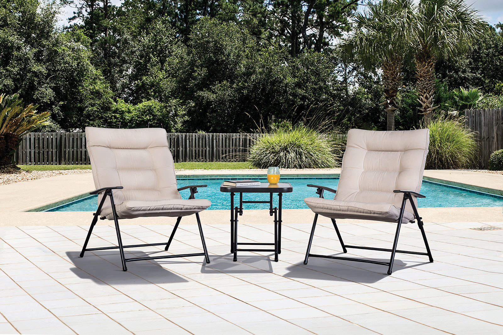 BASTIA - 3 Pc. Conversation Set, Beige - LA-A018BG-3PK