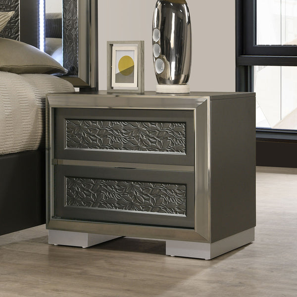 LEYLAND - Nightstand, Dark Gray - FM7252DG-N