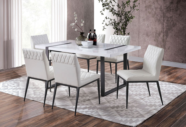 ALESSIA - 7 Pc. Dining Table Set - FOA3769T-7PC