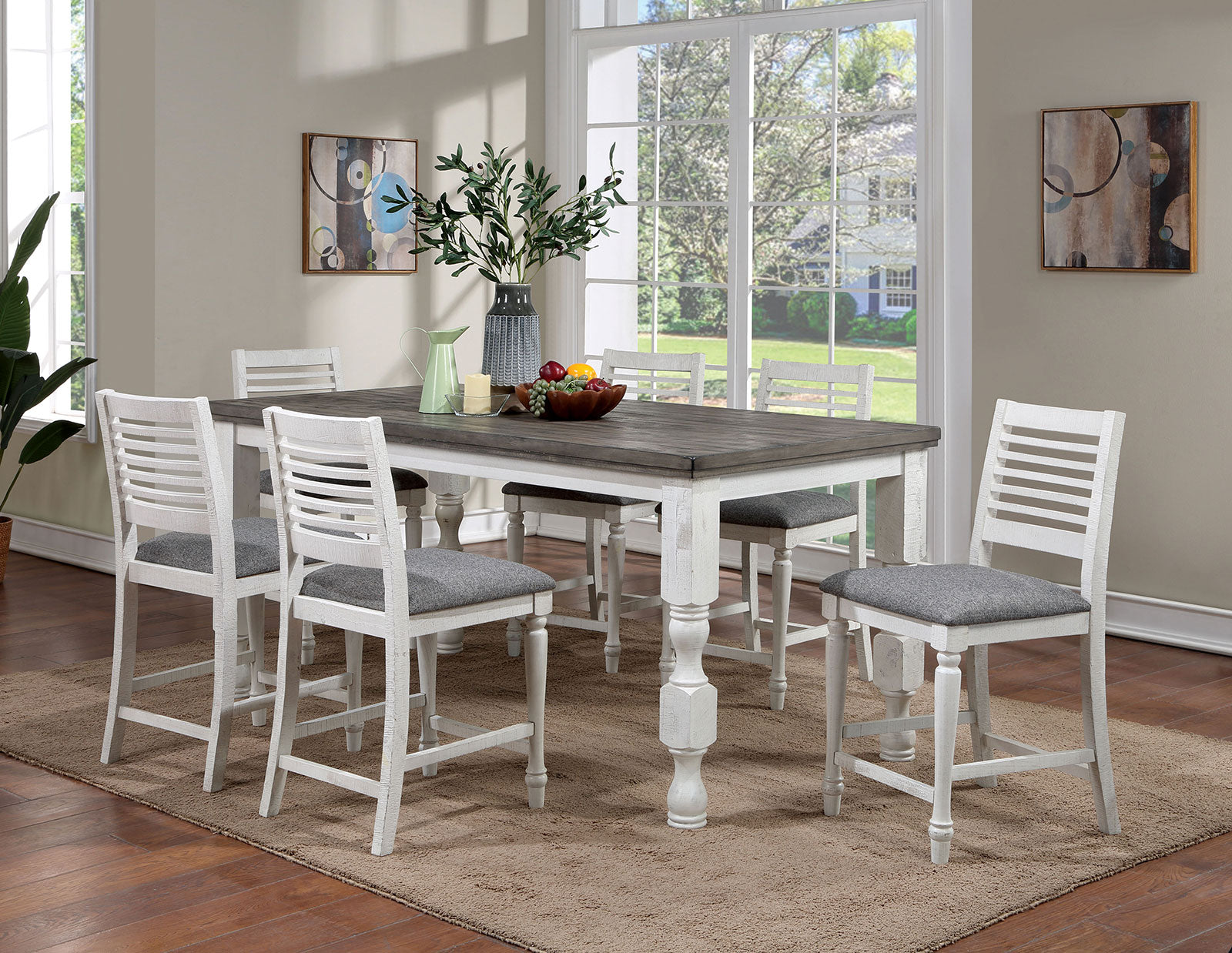 CALABRIA - Counter Ht. Chair (2/CTN) - FOA3908PC-2PK