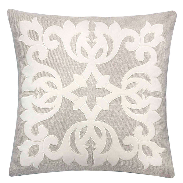 TRUDY - 20" X 20" Pillow, Light Beige (2/CTN) - PL8055-2PK
