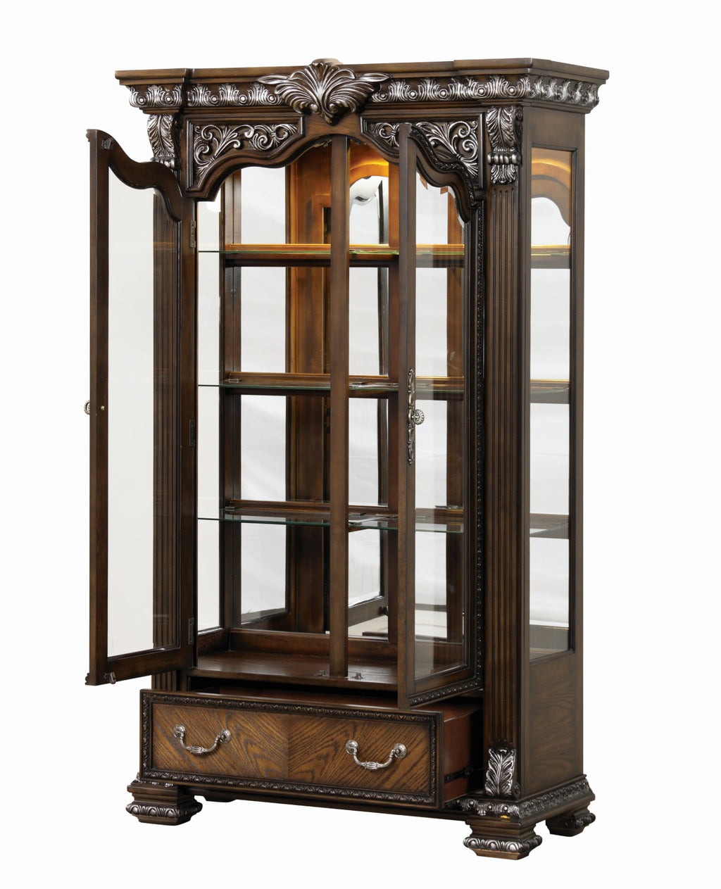 STELLA MIA - Curio Cabinet - FM31000WH-CR