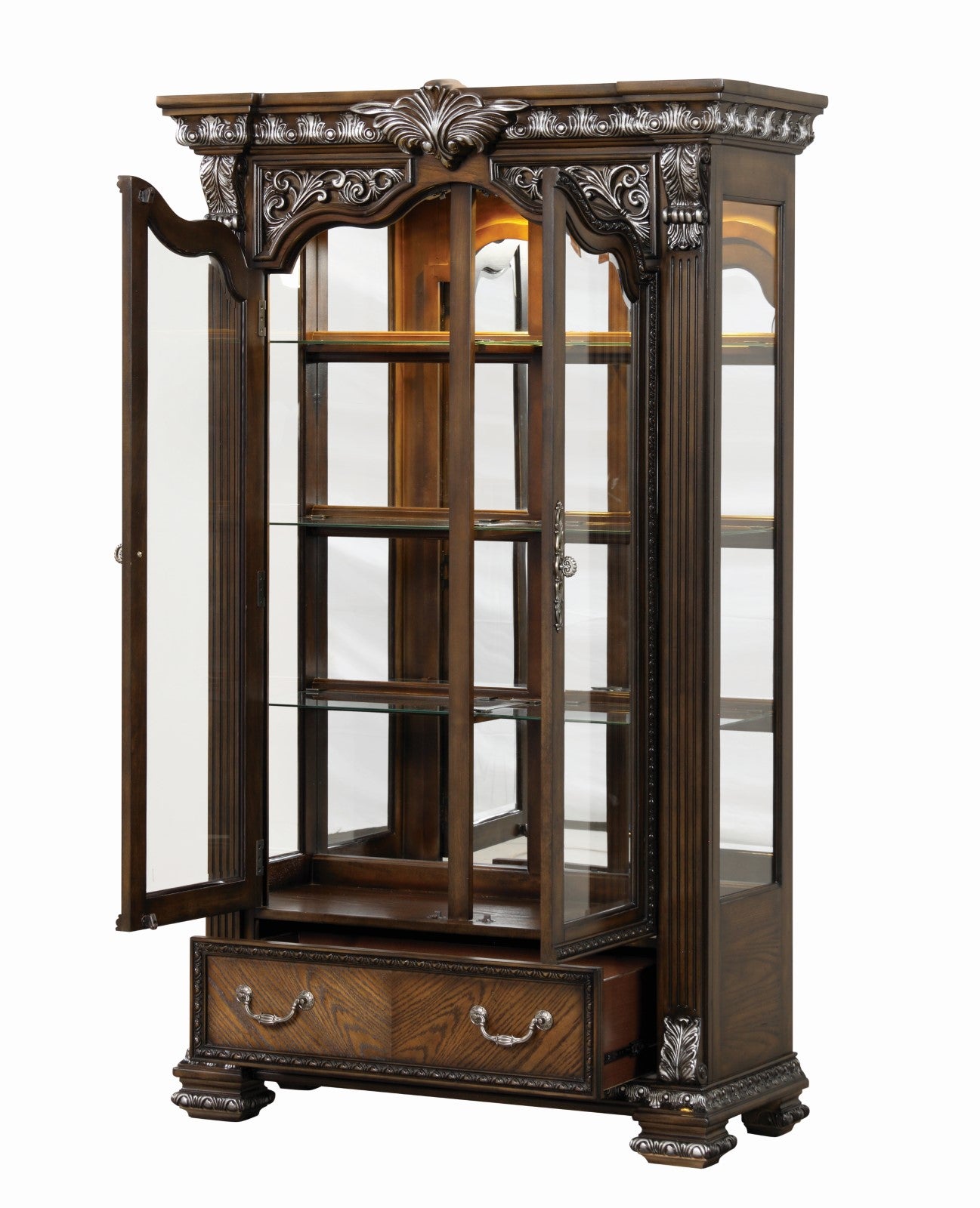 STELLA MIA - Curio Cabinet - FM31000WH-CR