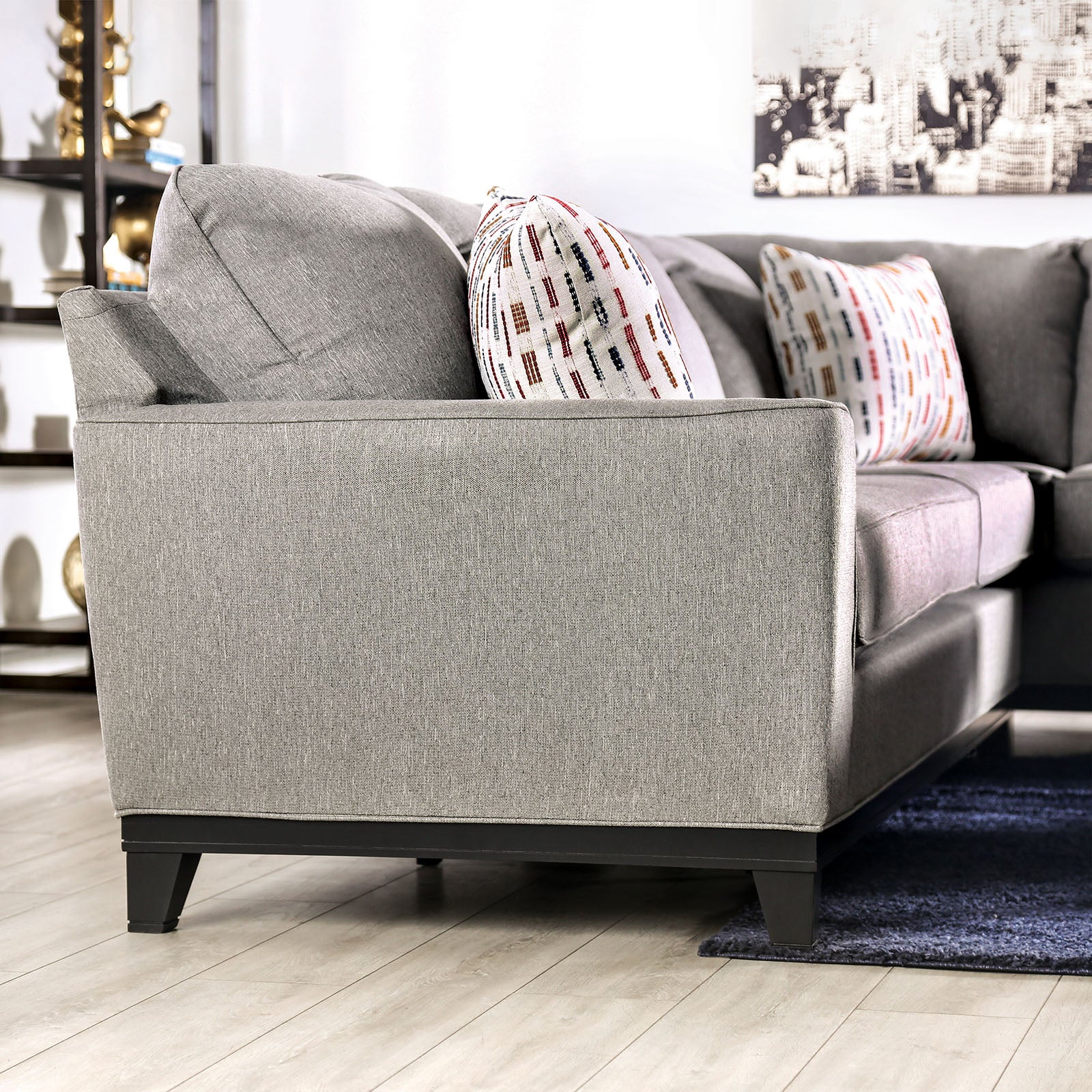 LANTWIT - Sectional, Light Gray - SM1118-SECT