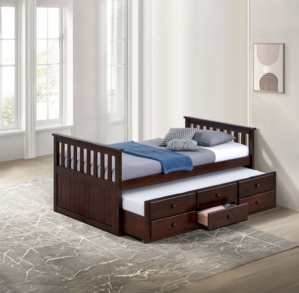 CLEMENS - Twin Captain Bed - FM-BK101DW-BED